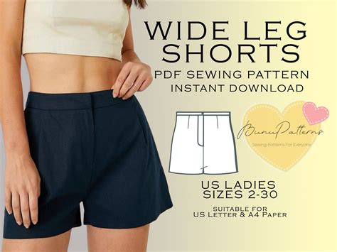 printable shorts pattern 5