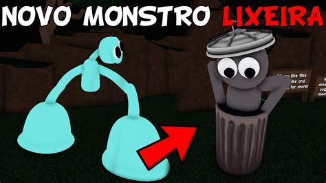 NOVO MONSTRO LATA DE LIXO REVELADO Roblox Rainbow Friends Roleplay