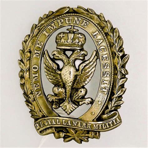 Victorian 2nd Royal Lanark Militia Officers Badge Collexchange