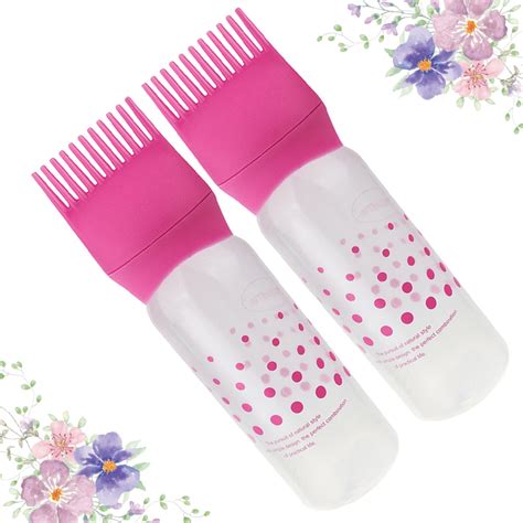 Hair Bottle Applicator Comb Dyeoilbrushbottles Coloring Scalp Squeeze