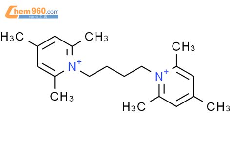 79783 31 6 PYRIDINIUM 1 1 1 4 BUTANEDIYL BIS 2 4 6 TRIMETHYL 化学式结构式