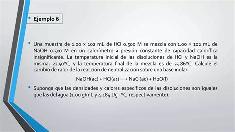 Calor Especifico Y Calorimetria PPT