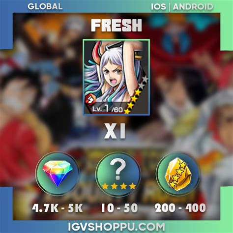 One Piece Bounty Rush Starter Account Global Ios And Android