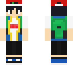 Ash Ketchum ( Galar Region ) | Minecraft Skin