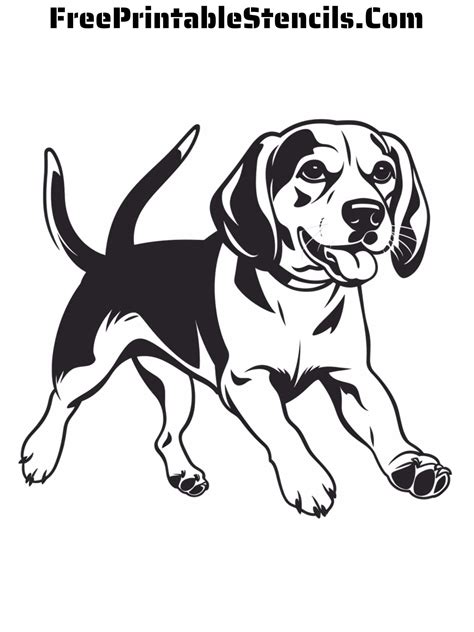 Free Printable Beagle Stencils Free Printable Stencils