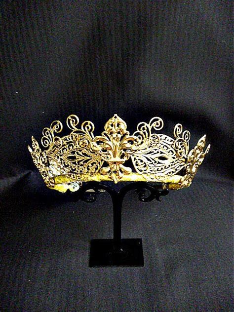 Wedding Gold Crown Headband Bridal Jewelry Tiara Bride Etsy