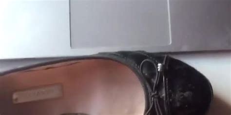 Cum On Roommate Flat Shoes During Watching Sofie Marie Porn Movie Tnaflix