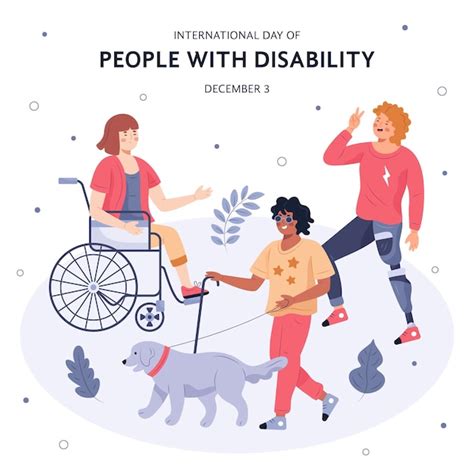 Premium Vector Hand Drawn International Day Of People With Disability