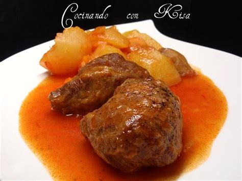 Cocinando Con Kisa Carrilleras En Salsa Con Patatas Fussioncook