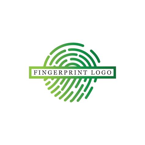 Premium Vector Fingerprint Logo Vector Illustration