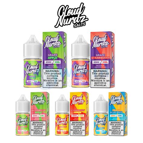 Cloud Nurdz Salt E Liquid 30ml World Vape Usa