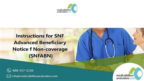 Instructions For Snf Advanced Beneficiary Notice Of Non Coverage Snfabnpptx