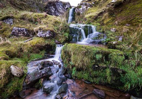 Three Waterfalls Small Stream In The Brecon Beacons David Mann Flickr