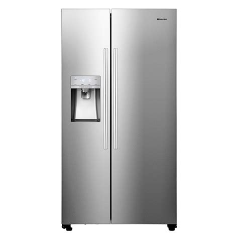 Hisense 481l Side By Side Fridge With Water Ice Dispenser Stainless