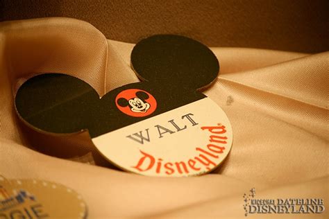 Walt's name tag. | Walt, Disneyland, Disneyland park