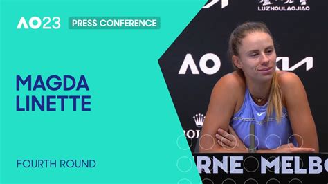 Magda Linette Press Conference Australian Open 2023 Fourth Round