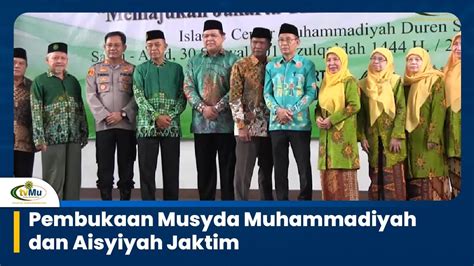 Pembukaan Musyda Muhammadiyah Dan Aisyiyah Jaktim Youtube