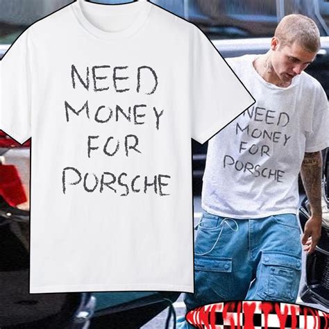 Need Money For Porsche T-shirt - TokoPyramid