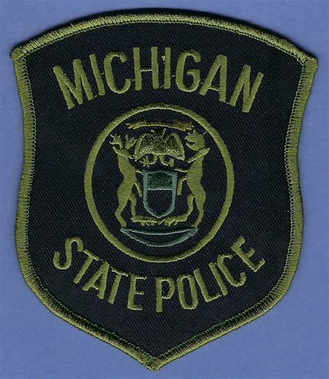 Michigan State Police Tactical Patch Green