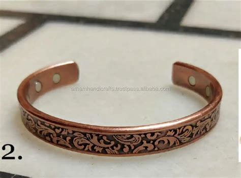 Tibetan Copper Bracelets Magnetic India Pattern Women S Men S Spiritual