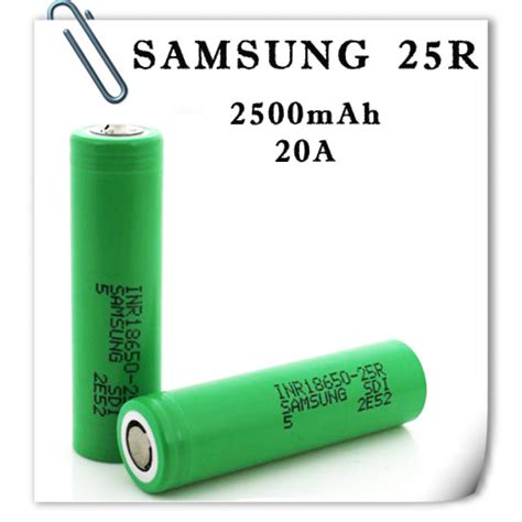 Високострумовий акумулятор 18650 Samsung INR18650 25R 2500 mAh 3 7 В