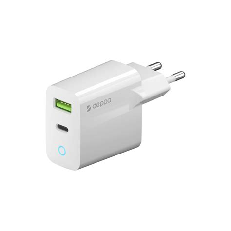 Сетевое зарядное устройство Deppa 11395, 20 Вт, USB 3.0 Type-A, USB ...