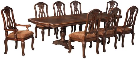 North Shore Double Pedestal Extendable Dining Room Set From Ashley