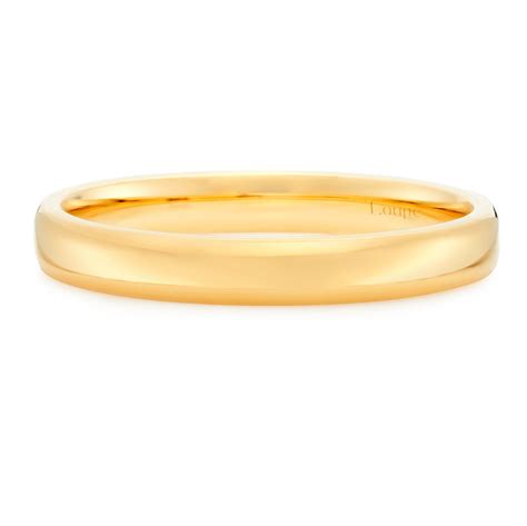 Loupe Icons Wedding Ring In 18ct Yellow Gold Lou 0125931 Loupe