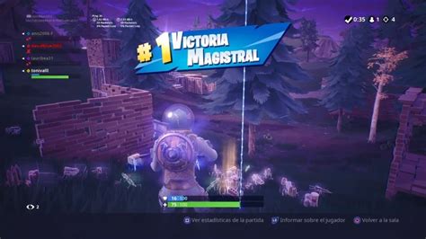 Victoria Magistral En El Modo De Juego Tormenta Inmutable En Fortnite