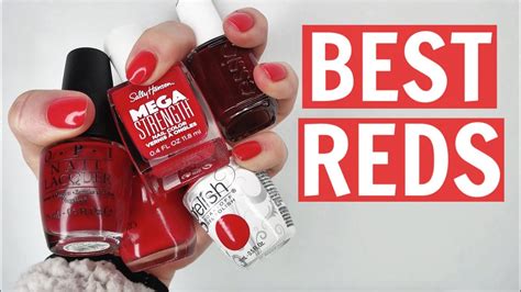 Top Red Nail Polishes Youtube