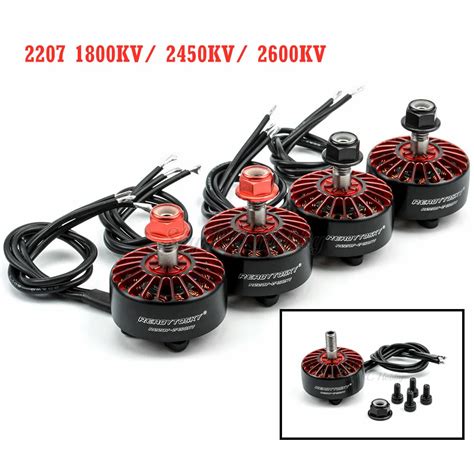 R2207 2207 1800KV 2450KV 2650KV RC FPV Racing Drone Quadcopter Motors