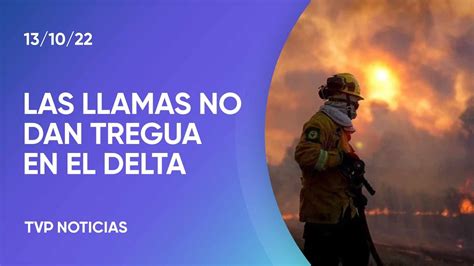 Continúan Los Incendios En El Delta Del Paraná Youtube