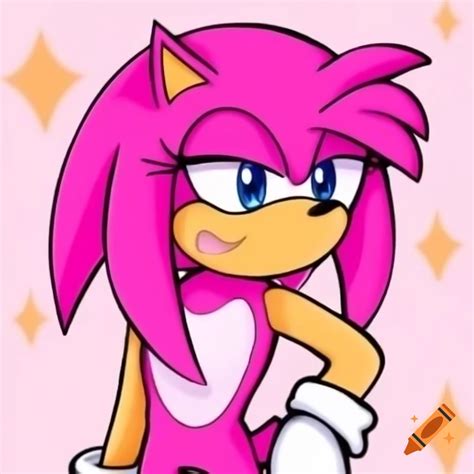 Hot Pink Female Character Inspired By Sonic The Hedgehog On Craiyon