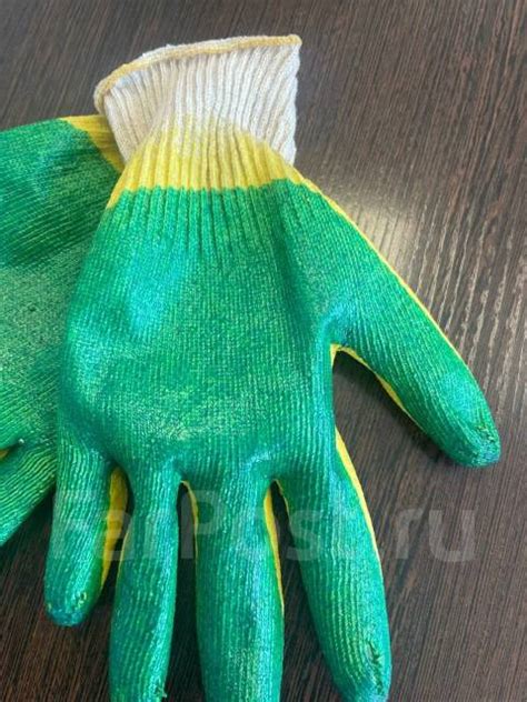 Перчатки рабочие ХБ с двойным обливом с НДС, новый, в наличии. Цена: 20 ...