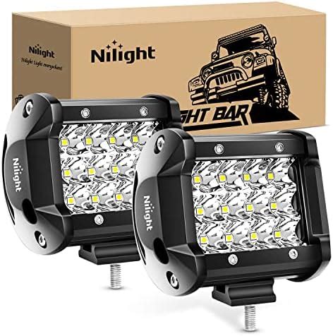 Nilight Led Light Bar Inch W Triple Row Flood Spot Combo Lm