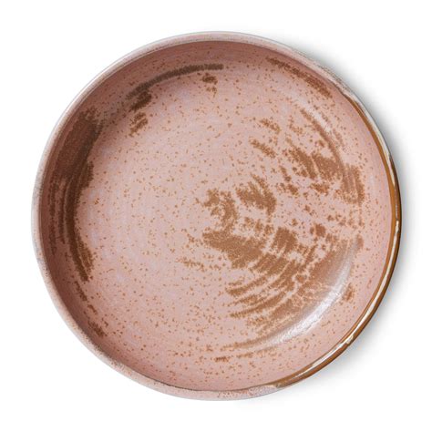 HKliving Chef Ceramics Diep Bord Ø 21 5 cm Rustic Pink kopen Shop