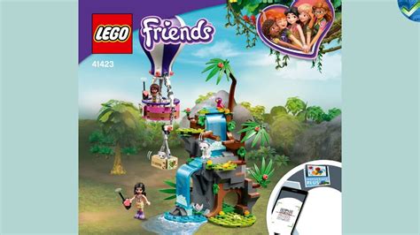 41423 Tiger Hot Air Balloon Jungle Rescue LEGO Friends Manual