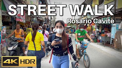 Street Walking In Epza Rosario Cavite Philippines 4k Hdr Youtube