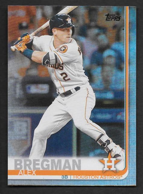 ALEX BREGMAN 2019 Topps Series 2 RAINBOW FOIL HOUSTON ASTROS 700