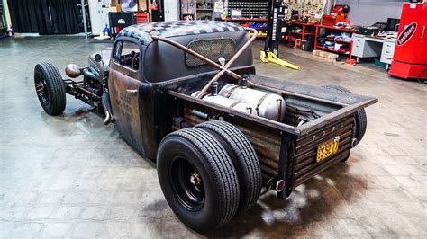 Homebuilt Turbo Diesel 1949 Ford Dually Hot Rod Hoonigan Lowriders