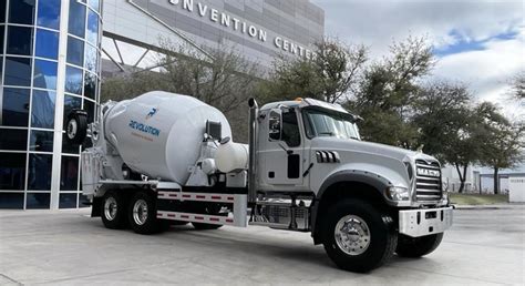 Cim Announces Donation By Mack Trucks Revolution Concrete Mixers Ceg