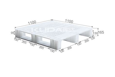 1111g网格川字（置钢管）塑料托盘江苏库达塑业科技有限公司