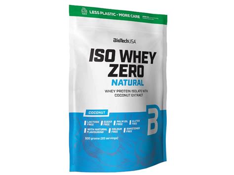 Biotech Od Ywka Bia Kowa Iso Whey Zero Natural G Kokos