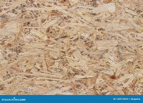 Fiberboard Compressed Light Brown Wooden Texture Stock Photo