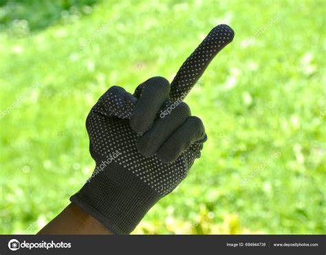 Middle Finger Offensive Gesture Fuck You Concept Silhouette Hand Making Stock Photo By Weha