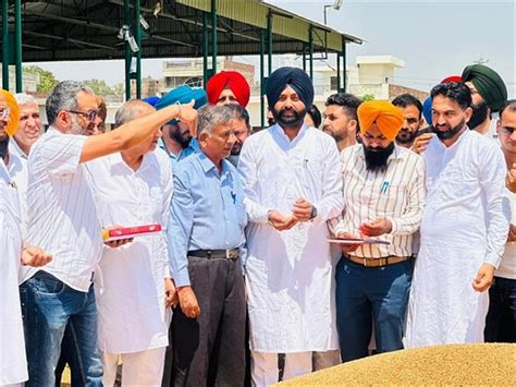 Punjab Minister Laljit Bhullar Kick Starts Wheat Procurement In Patti