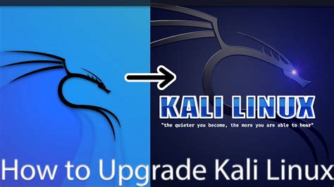 How To Upgrade Kali Linux Update Kali Linux To Latest Version Youtube