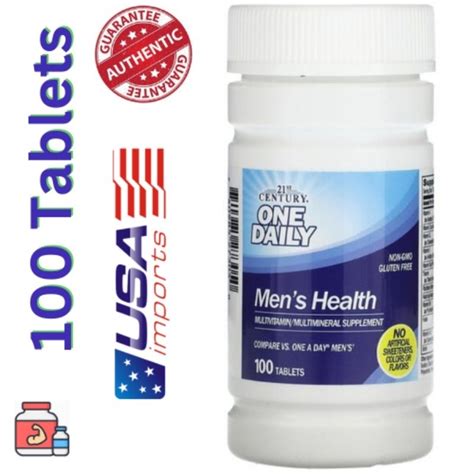 21st Century One Daily Men S Health Tablets Multivitamin