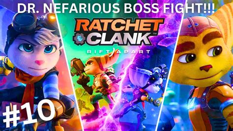 Dr Nefarious Boss Fight Ratchet And Clank Rift Apart Gameplay