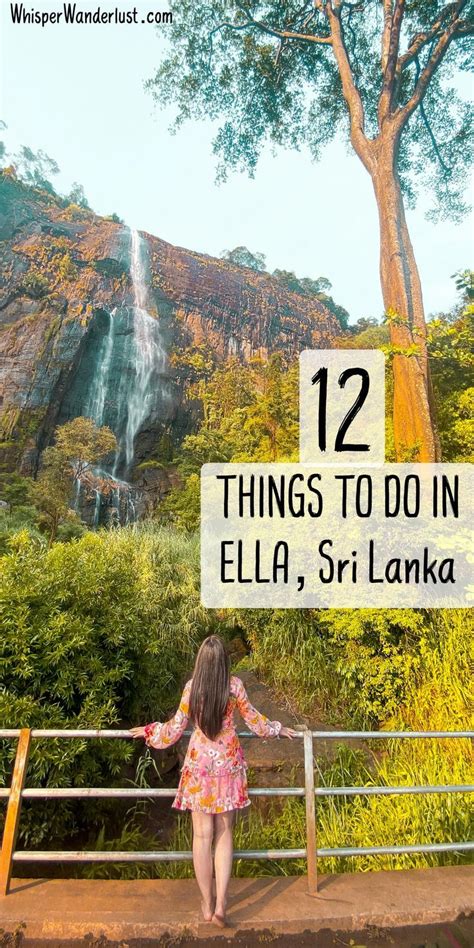 Best Things To Do In Ella Sri Lanka Whisperwanderlust